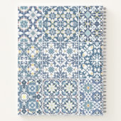 Mediterranean Tiles, Moroccan, Majolica, Azulejo ノートブック (裏面)