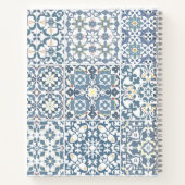 Mediterranean Tiles, Moroccan, Majolica, Azulejo ノートブック (裏面)