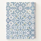 Mediterranean Tiles, Moroccan, Majolica, Azulejo ノートブック (裏面)