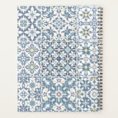 Mediterranean Tiles, Moroccan, Majolica, Azulejo プランナー手帳 (裏面)