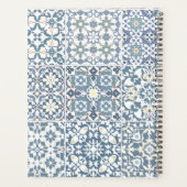 Mediterranean Tiles, Moroccan, Majolica, Azulejo プランナー手帳 (裏面)
