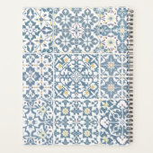 Mediterranean Tiles, Moroccan, Majolica, Azulejo プランナー手帳 (裏面)