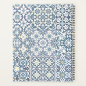 Mediterranean Tiles, Moroccan, Majolica, Azulejo プランナー手帳 (裏面)