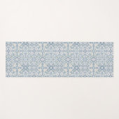 Mediterranean Tiles, Moroccan, Majolica, Azulejo ヨガマット (正面(横))