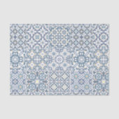 Mediterranean Tiles, Moroccan, Majolica, Azulejo 薄葉紙 (正面)