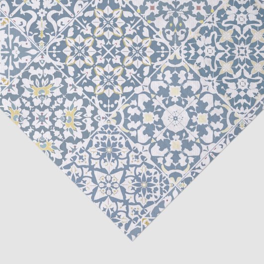 Mediterranean Tiles, Moroccan, Majolica, Azulejo 薄葉紙 (詳細)