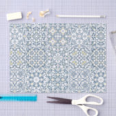 Mediterranean Tiles, Moroccan, Majolica, Azulejo 薄葉紙 (クラフト)