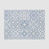 Mediterranean Tiles, Moroccan, Majolica, Azulejo 薄葉紙 (正面)