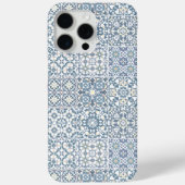 Mediterranean Tiles, Moroccan, Majolica, Azulejo Case-Mate iPhoneケース (裏面)