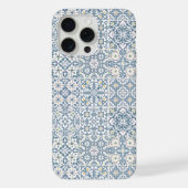 Mediterranean Tiles, Moroccan, Majolica, Azulejo iPhoneケース (裏面)