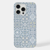 Mediterranean Tiles, Moroccan, Majolica, Azulejo iPhoneケース (裏面)