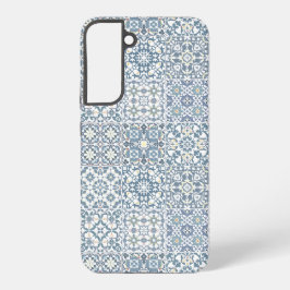 Mediterranean Tiles, Moroccan, Majolica, Azulejo Samsung Galaxy S22+ケース