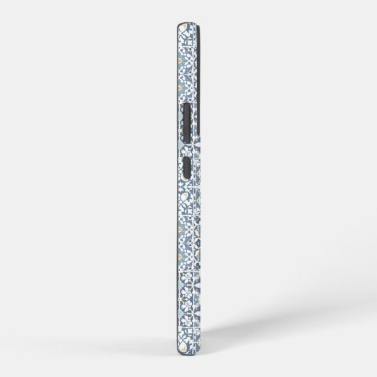 Mediterranean Tiles, Moroccan, Majolica, Azulejo Samsung Galaxyケース (右側面)