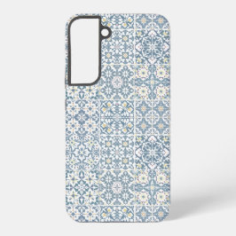 Mediterranean Tiles, Moroccan, Majolica, Azulejo Samsung Galaxy S22+ケース