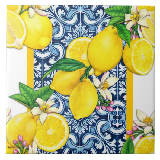 Mediterranean Traditional Pattern タイル (正面)