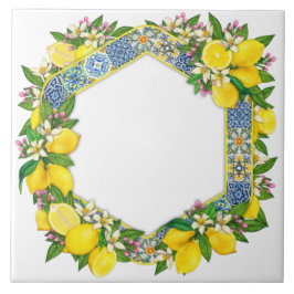 Mediterranean Traditional Pattern Ceramic Tile タイル