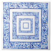 Mediterranean Tuscan Rustic Geometric  タイル (正面)