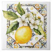 Mediterranean Tuscany Lemon Rustic タイル (正面)