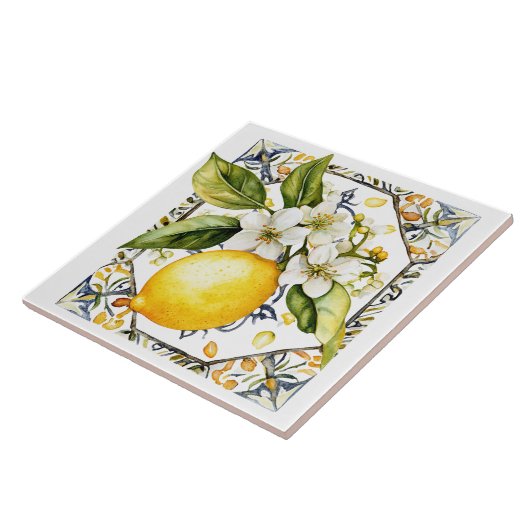 Mediterranean Tuscany Lemon Rustic タイル (側面)