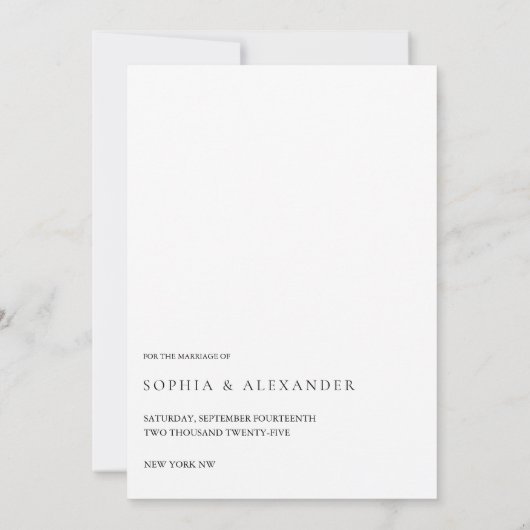 Mediterranean Vineyard Arch Save the Date  招待状 (裏面)