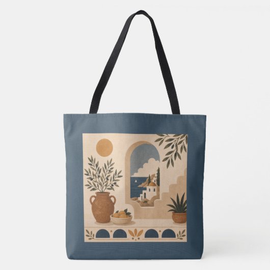 Mediterranean Window Tote Bag トートバッグ (正面)