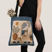 Mediterranean Window Tote Bag トートバッグ (クローズアップ)