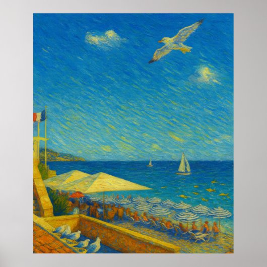 #MediterraneanArt #Cityscape #UrbanArt #TravelPost ポスター (正面)