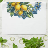 Mediterranian Lemons キッチンタオル (折り畳み)