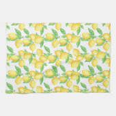 Mediterrenean Citrus Lemon pattern キッチンタオル (横)