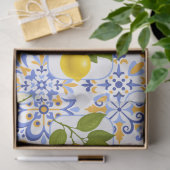 Mediterrenean Citrus Lemon pattern 薄葉紙 (ギフト)