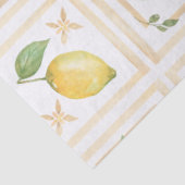 Mediterrenean Citrus Lemon pattern 薄葉紙 (詳細)
