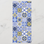  Meditterranean Style Wedding with italian tiles プログラム (裏面)