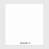 Medium 6x6ビニールステッカー – あなたの芸術を追加 シール (シート)