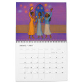 Medium African American Praise Calendar カレンダー (1月 2027)