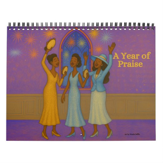 Medium African American Praise Calendar カレンダー (カバー)