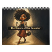 Medium African American Woman Calendar カレンダー (カバー)
