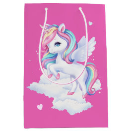 Medium Gift Bag to a magical birthday party. ミディアムペーパーバッグ