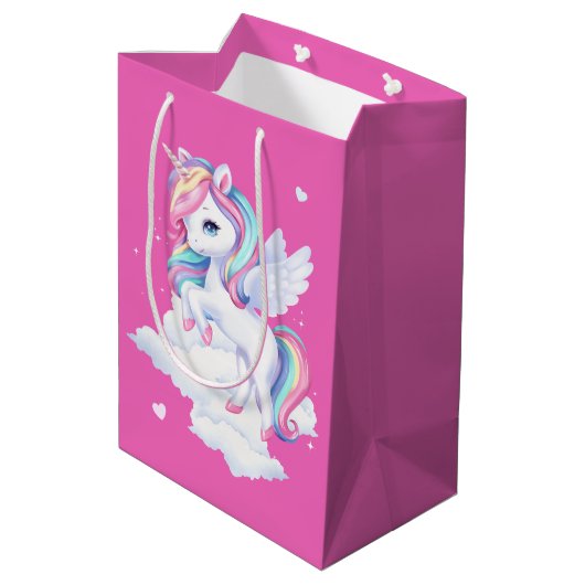 Medium Gift Bag to a magical birthday party. ミディアムペーパーバッグ (裏面アングル)