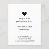 Medium - Modern Minimal Thank You For Your Order (裏面)