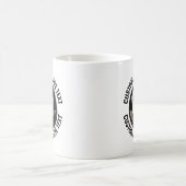 Medium Personalized Text Poll 8 Ball 11oz. Custom コーヒーマグカップ (中央)