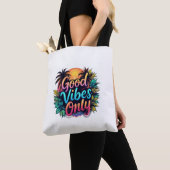 Medium Printed Tote Bag – Eco-Friendly Canvas Shop トートバッグ (クローズアップ)