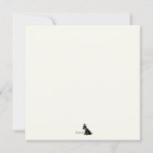 Medium Schnauzerノートカード ノートカード (裏面)