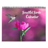 Medium Size Beautiful Birds Calendar カレンダー (カバー)