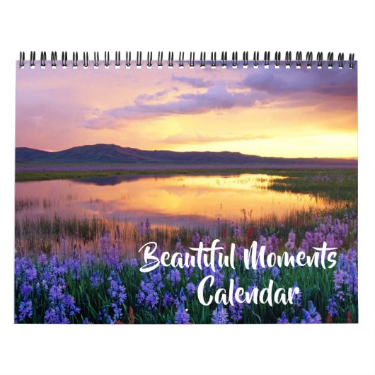 Medium Size Beautiful Moments Calendar カレンダー (カバー)