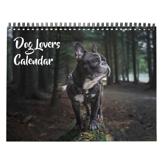 Medium Size Dog Lovers Calendar カレンダー (カバー)