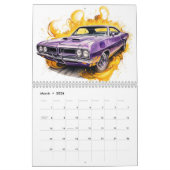 Medium Size Hot Rods Calendar カレンダー (3月 2026)