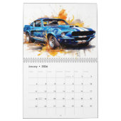 Medium Size Hot Rods Calendar カレンダー (1月 2026)