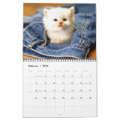 Medium Size Kittens Calendar カレンダー (2月 2026)