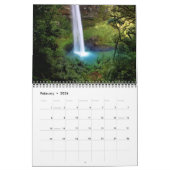 Medium Size Tropics Paradise Calendar カレンダー (2月 2026)