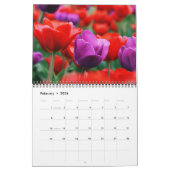Medium Size Tulips Calendar カレンダー (2月 2026)